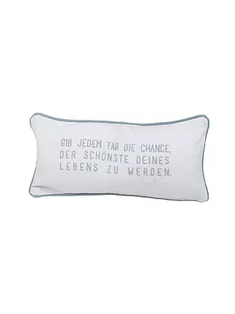 RAEDER | Cuscino imbottito TRAUMKISSEN 33x17cm Dai una possibilità a ogni giorno |